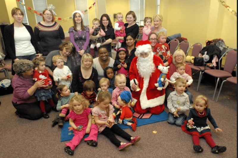 Children who were definitely on the nice list were pictured at the Jiggle Wiggle party in 2003. Remember it? 