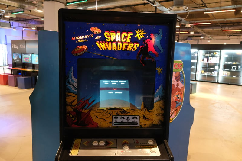 Released all the way back in 1978, this shoot’em up arcade game set the template for the genre. The goal is to defeat wave after wave of descending aliens with a
horizontally moving laser to earn as many points as possible. John O’Shea,  creative director and co-CEO at the NVM, said: "Space Invaders is a true classic, and one of our oldest playable games in the museum, but
it remains popular today because the gameplay is simple to grasp yet impossible to master.
Our original Space Invaders arcade cabinet is visible right across the museum due to the striking graphic art on the side, and the ominous 4 note musical score that can be heard throughout the space (like the videogame equivalent of the Jaws movie theme - “dun, dun,
dun, dun….”). We actually have 15 different playable versions of Space Invaders on display - including a promotional version made by the Coca Cola company (in 1983) where you can shoot the
word “PEPSI”! Even if people haven’t played or don’t remember the game itself, they’ll no doubt be familiar with the pixelated alien symbol that has become a pop culture icon!”