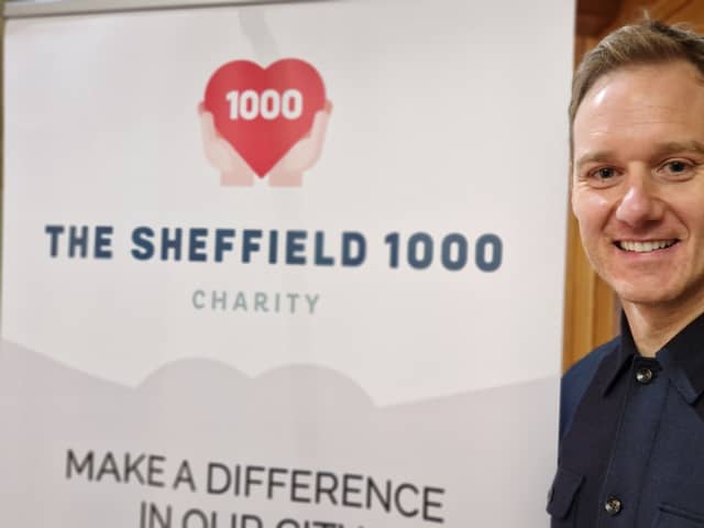 TV presenter Dan Walker used his star power to raise £26,000 for charity at a fundraiser in Sheffield.