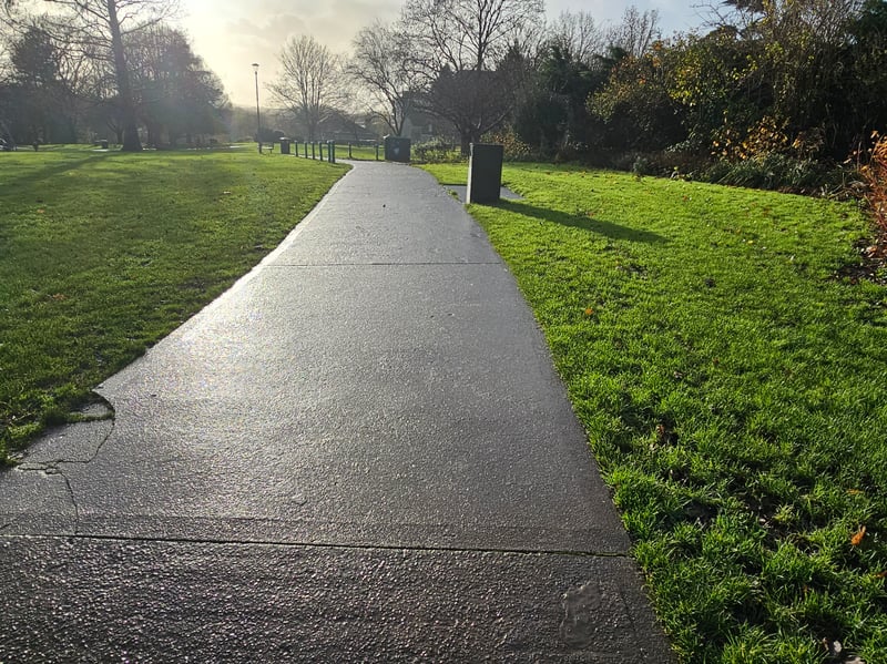 Flat, well-kept concrete paths run throughout the majority of the park, making Keynsham Memorial Park generally wheelchair friendly.
