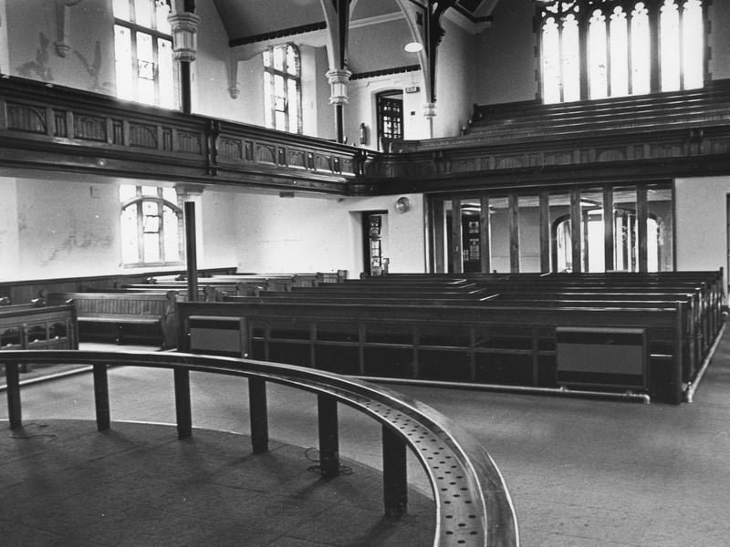 North Shore Methodist Church, new interior, shown in April 1980