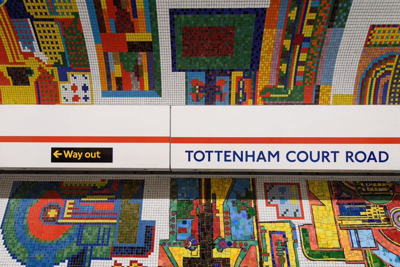 Tottenham Court Road’s Elizabeth line station opened in May 2022 and enters the list for the first time as the seventh busiest station with 34.9 million entries and exits.