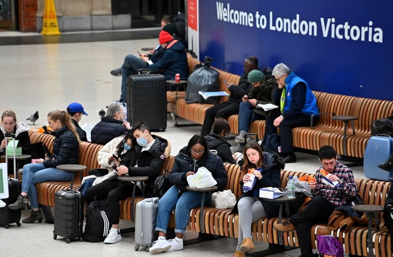 London Victoria recorded 45.6 million entries and exits between Spring 2022 and 2023.