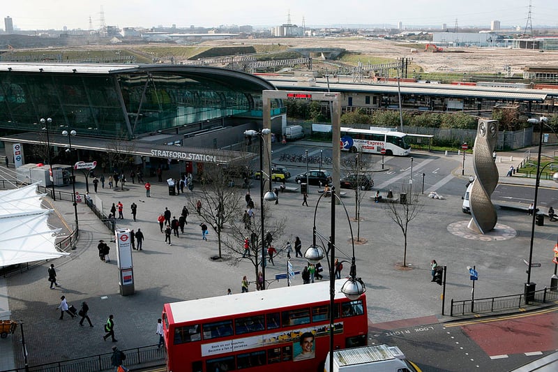 Stratford station recorded 44.1 million entries and exits