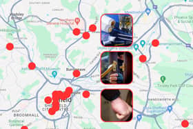 The locations of the most crime-plagued streets in Sheffield over the last 12 months have been revealed 