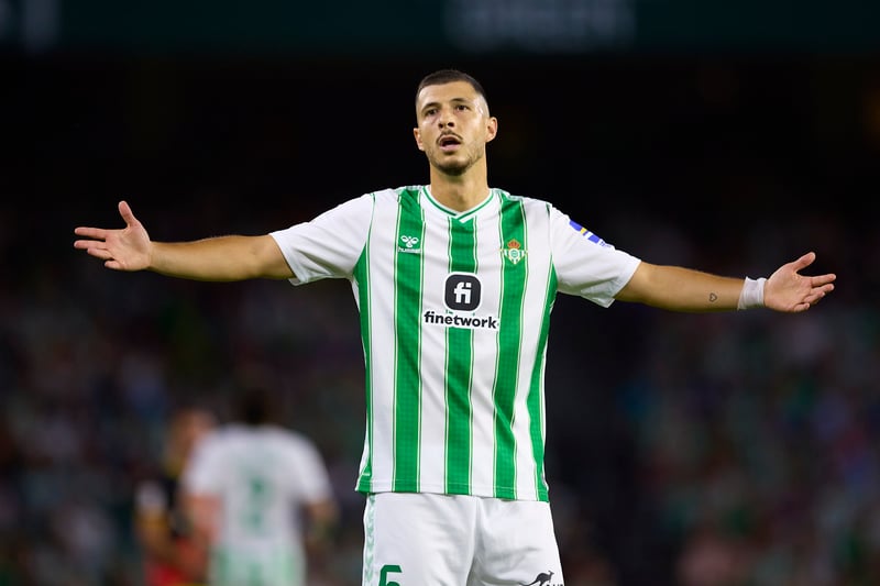 OUT - Experienced World Cup winner has been a mainstay in the side but Betis looks set to be without their key man for "several weeks" following an ankle injury diagnosis. Struggling to make this one. Was suspended for this match anyway.