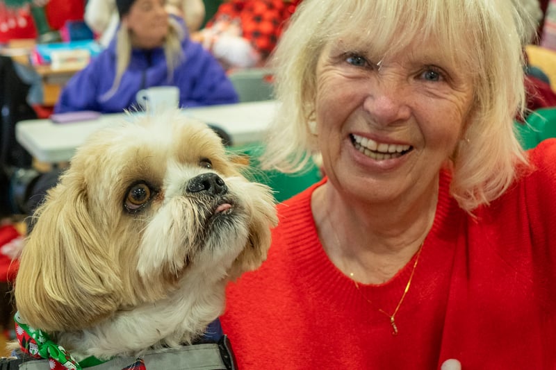Christmas jumpers at the Stanley Park Dog Club Christmas Party. Photo credit: Elizabeth Gomm