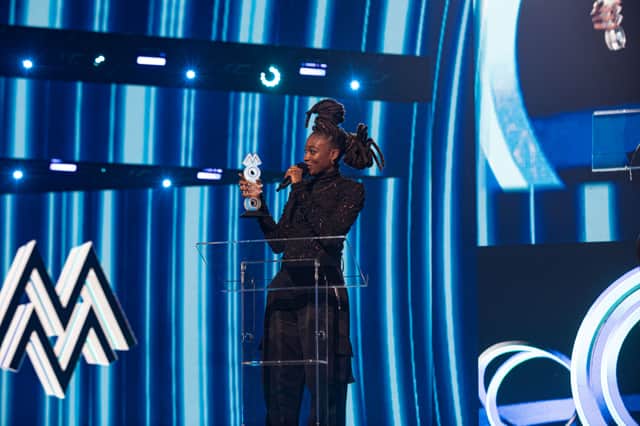 
The 2024 MOBO Awards are being held in Sheffield. Little Simz is pictured here at the MOBOs in 2021 (Credit: MOBO Organisation, Ashley Verse)