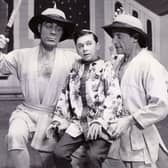Jimmy Clitheroe, centre, in Aladdin in 1962