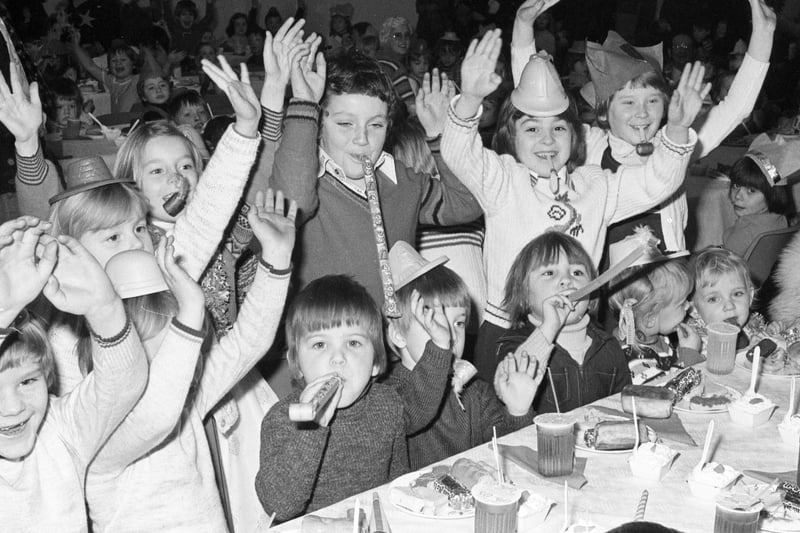 The Pallion shipyard children's Christmas party was in  full swing when the Echo paid a visit in 1977.
Wings were visiting Mull of Kintyre that year.