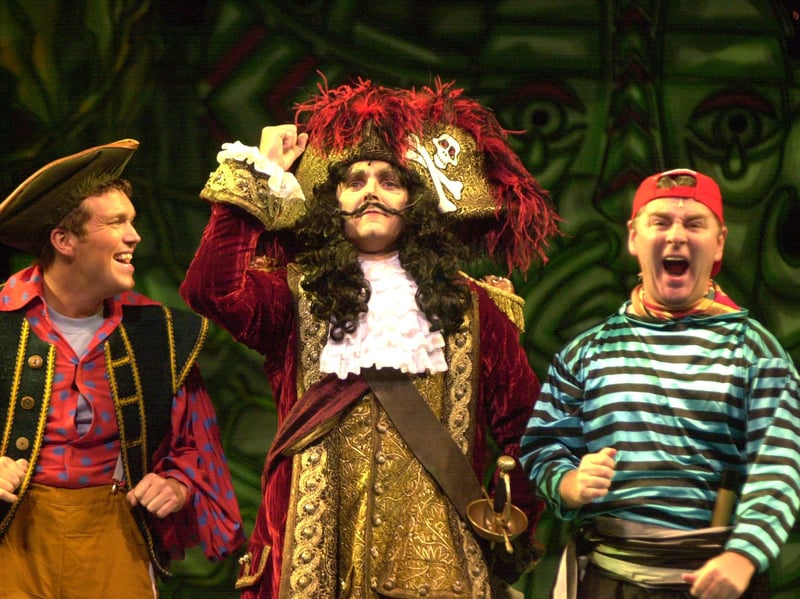 Alan Fletcher (better known as Dr Karl Kennedy from Neighbours) as Captain Hook in Peter Pan at the Lyceum Theatre