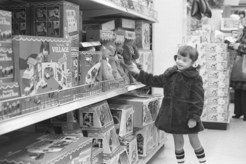 Who could resist a visit to the Joplings toy department at Christmas.
Here it is in 1978, the year that Boney M were singing about Mary's Boy Child.