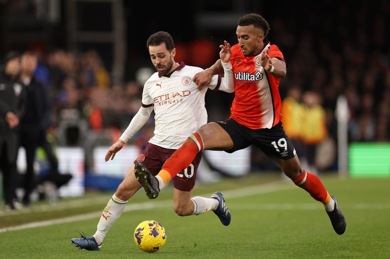 Portuguese star Bernardo Silva has been a vital creative midfielder in recent seasons. He played a key role in inspiring City's comeback against Luton and has impressed during Kevin De Bruyne's absence. (Getty Images)
