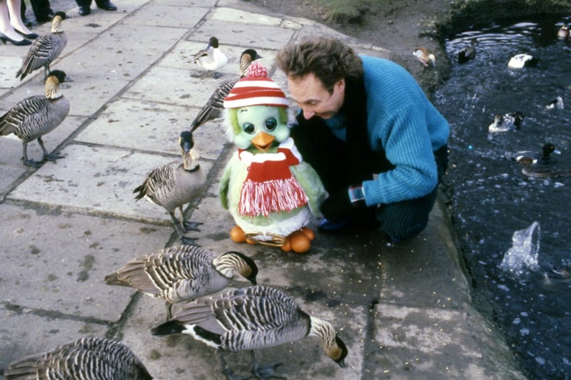 Keith Harris and Orville were Christmas visitors to Washington Wildfowl Park in 1986.
Jackie Wilson and Reet Petite had us toe tapping that year.