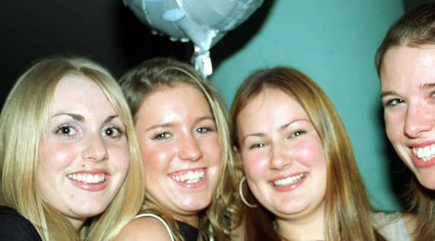 At Sheffield's RSVP bar in 2003 are Hannah Mitchelmore, Georgina Warwick, Vicki Breeden and  Catherine Prior