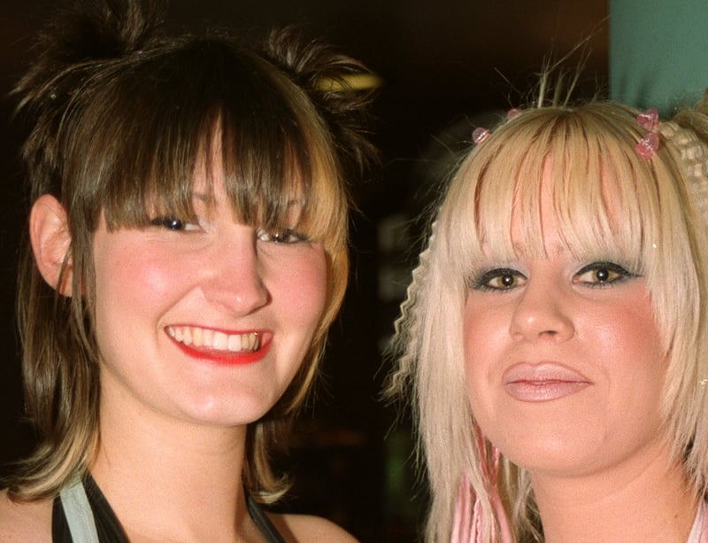 At Sheffield's RSVP bar in 2003 are Hannah Bye and Laura Mowat