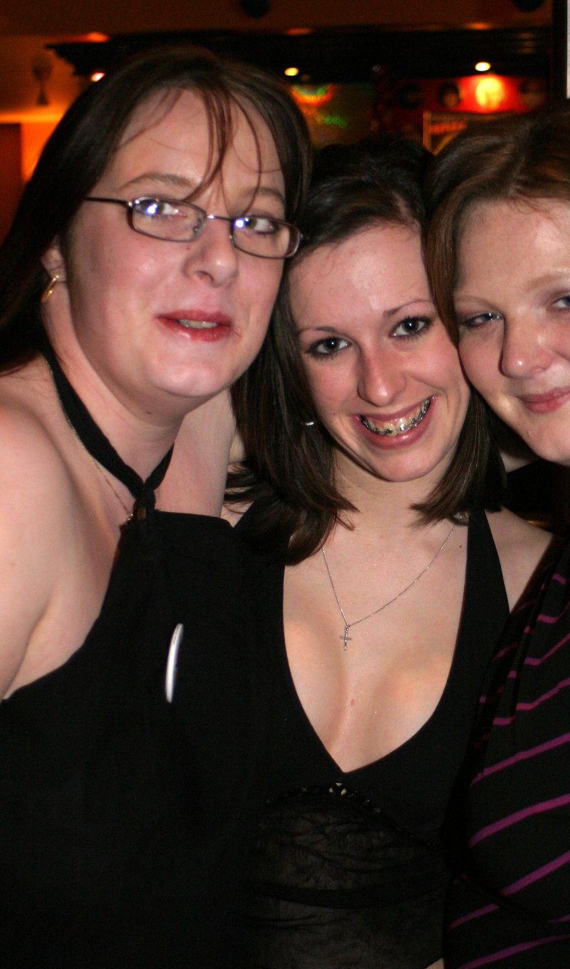 Pictured at the Reflex 80s Bar in Sheffield city centre in 2003 are Becky Simpson, Rachael Pagdin and Gaynor Slingsby