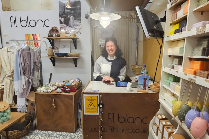 At Fil Blanc, Valeria said: “It’s getting a bit busier during the weekends but I don't see people going crazy, just really taking it really calm and really taking their time. They are not frenetic, but they are buying, which is good.”