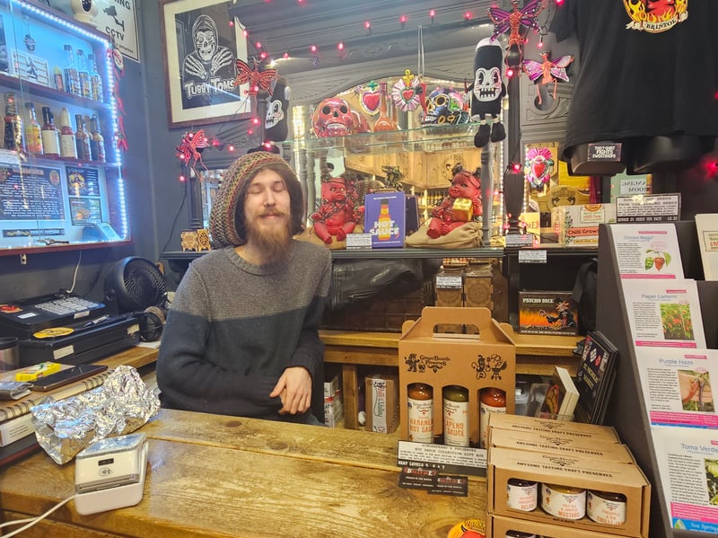 At The Hot Sauce Emporium, Kieran said: "Christmas is always busy. So it’s about trying to keep the shelves stocked.”

