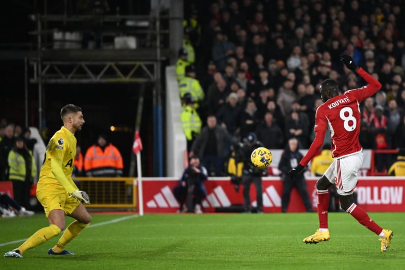 Two great saves in the first half to keep Tottenham in it. Then another two when they went a man down. Great goalkeeper.