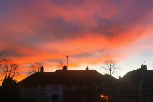 Hayley Stuart shared this photo of tonight's sunset in Sheffield (December 16).