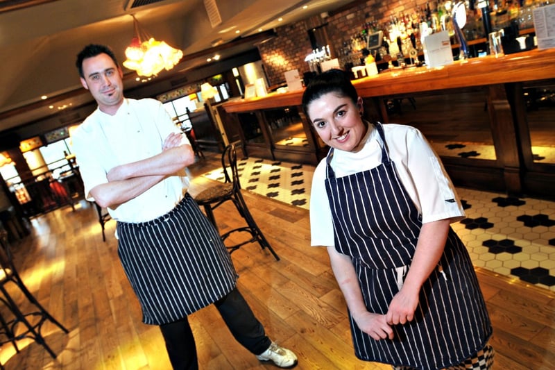 Sunderland's MasterChefs Leon Dodds and Stacie Stewart at Liberty Brown in 2012.
This year's Celebrity MasterChef Christmas Cook-off is on BBC2 at 12pm on December 23.
