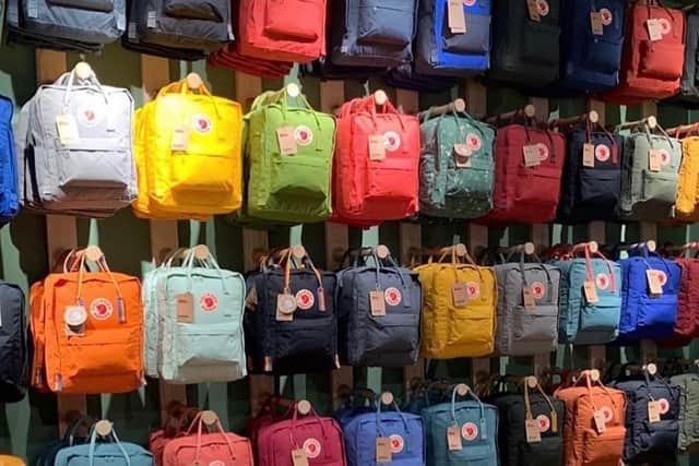 Fjällräven is famous for its little Kånken backpacks which cost £95.