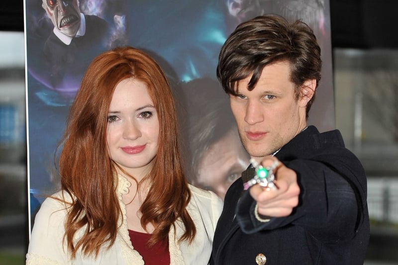 Matt Smith and his companion Karen Gillan on their way in to the North East premiere of the forthcoming series of Doctor Who at Sunderland University in 2010.
You can watch as a new Dr Who takes over on BBC1 on Christmas Day from 5.55pm.