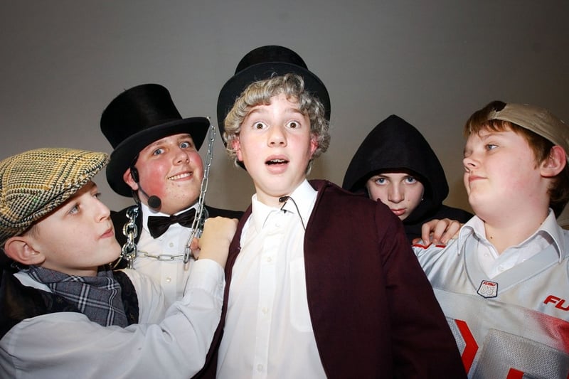 Southmoor School's production of Scrooge looked like a great show in 2004.
You can catch the 1951 film version of Dickens' story - starring Alastair Sim - at 11.30am on Channel 5 on Christmas Eve.
