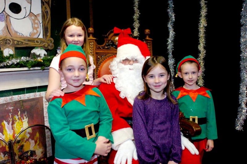 The thrill of meeting Santa was enjoyed by these children in Sunderland in 2008.
And Alexandra Burke was thrilling us all with Hallelujah in the charts that year.