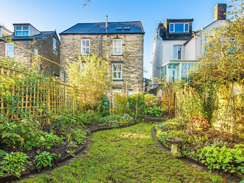 The house has a "beautiful, mature, enclosed rear garden". (Photo courtesy of Spencer Estate Agents)