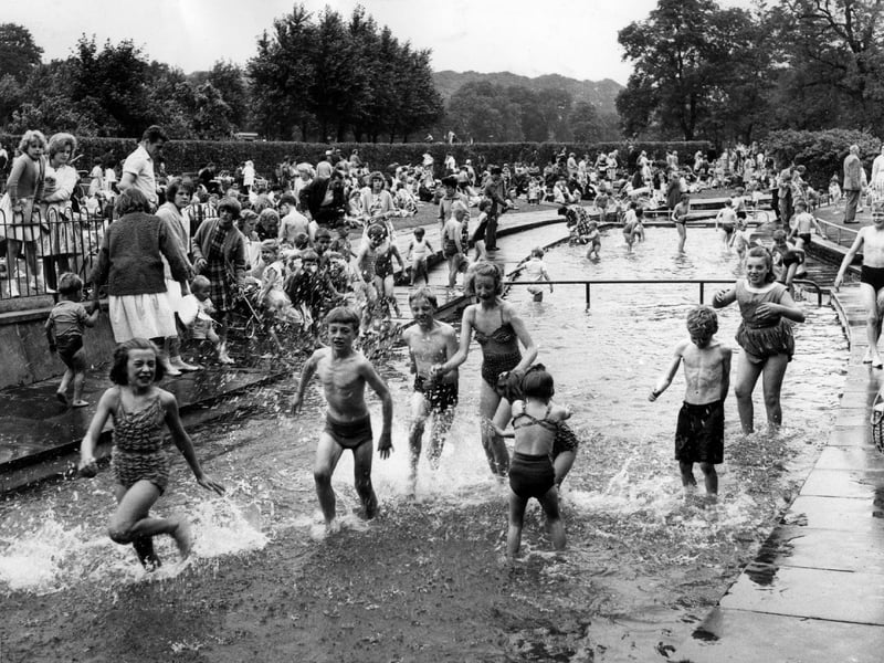 Millhouses Lido, Millhouses Park, Sheffield, in August 1962.