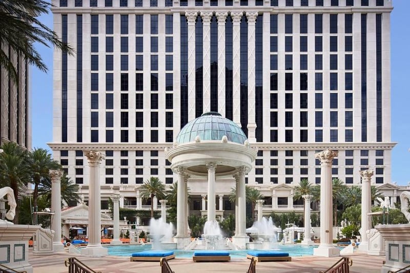 Whatever you do, don't leave your friend on the roof for days if you visit Caesar's Palace. However, if you do decide to visit for a less chaotic trip than the Wolfpack had, prices start at £1,666 per night for The Augustus Premium Suite.