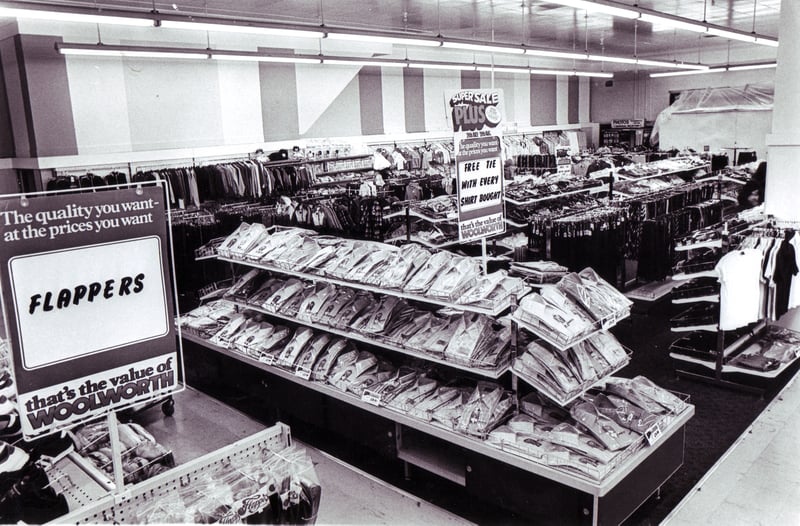 Woolworths in Sheffield in August 1978