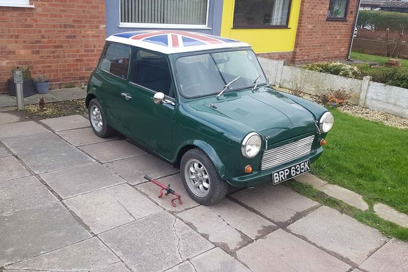 For £4,500 this classic Mini could be yours.
It's located in Poulton and has undergone renovation work, including new wings and headlights.