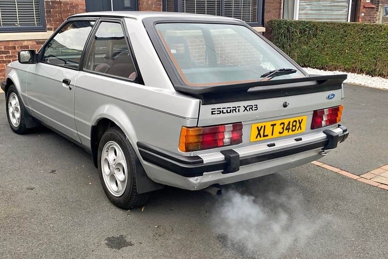 This silver Escort with a manual transmission is for sale for £7,000.
It's in Preston and has done 88,000 miles.