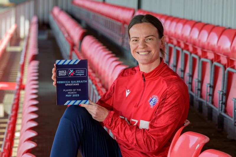 Galbraith scores goals, and scores goals consistently. Playing often as a lone striker for Spartans, the 34-year-old has had little trouble finding the back of the net this year. The striker scored seven goals in May alone which saw her win the Player of the Month award for the SWPL1. Injuries has hampered Galbraith so far this season, yet she has still managed to find the back of the net twice. Spartans will be hoping that she will return to the pitch sooner rather than later.  Credit: Malcolm Mackenzie