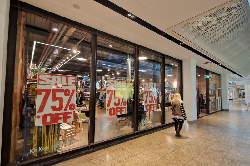 Clothes shop Urban Outfitters had the highest discounts on offer at Meadowhall.