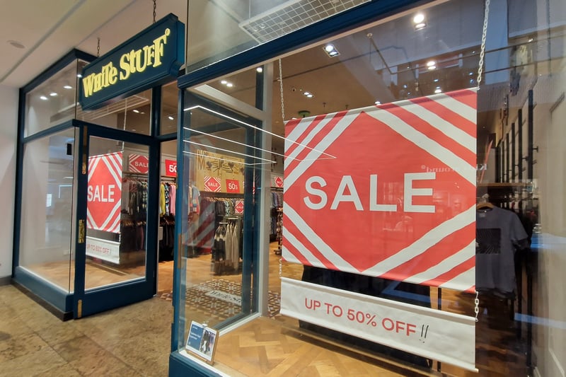 Fashion store White Stuff, on the ground floor on The Avenue, has up to 50 per cent off