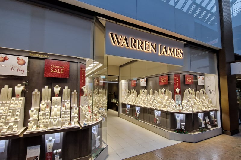 Jeweller Warren James has a Christmas sale on.