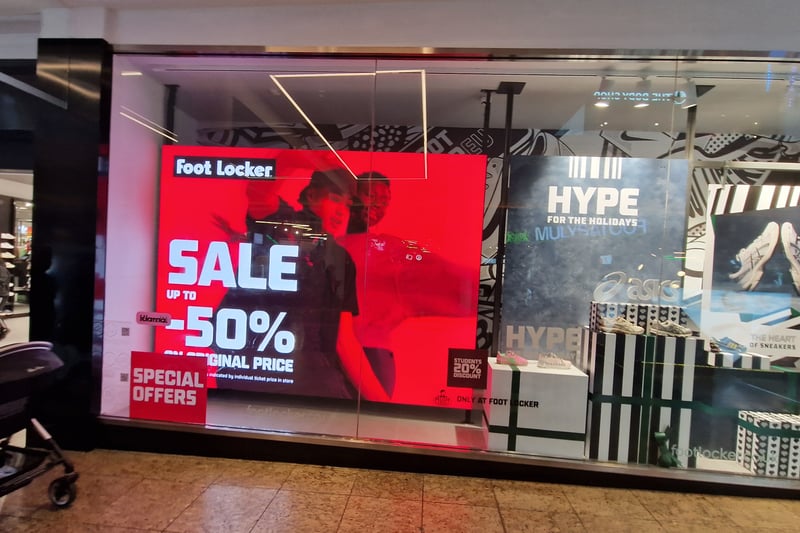 Trainer shop Foot Locker has an up to 50 per cent off sale and 'special offers'.