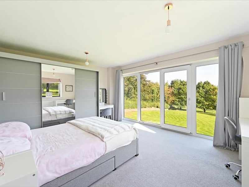 There are a total of four bedrooms in this imposing rural home. (Photo courtesy of Zoopla)