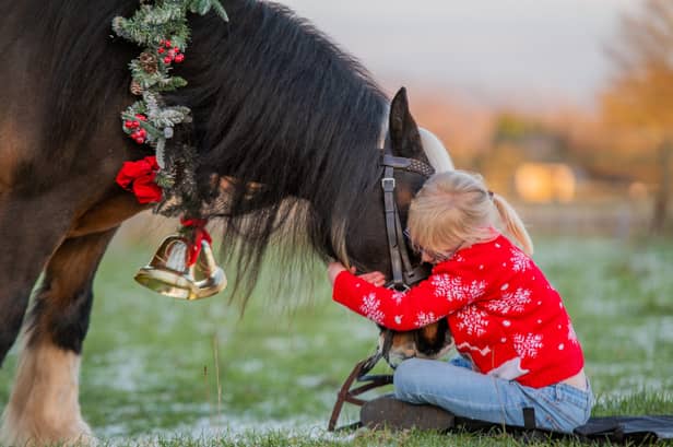 Young Peyton from Sheffield and her rescue pony Skip have an unbreakable bond (Photo: Evey Leigh-Oldale Photography)