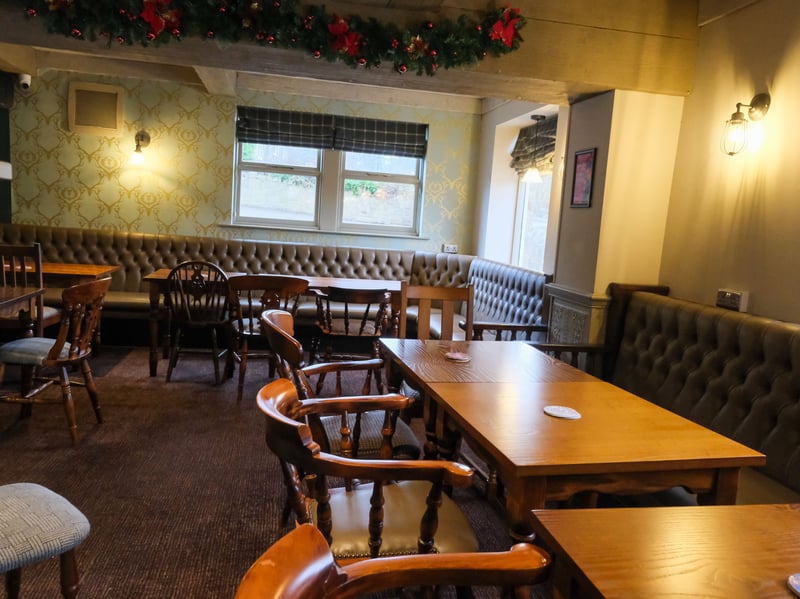 Inside The Blue Ball pub in Wharncliffe Side Sheffield, which has reopened after a big makeover