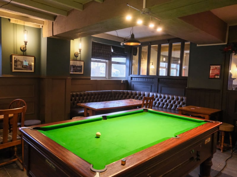 Inside The Blue Ball pub in Wharncliffe Side, Sheffield, which has reopened after a lengthy closure