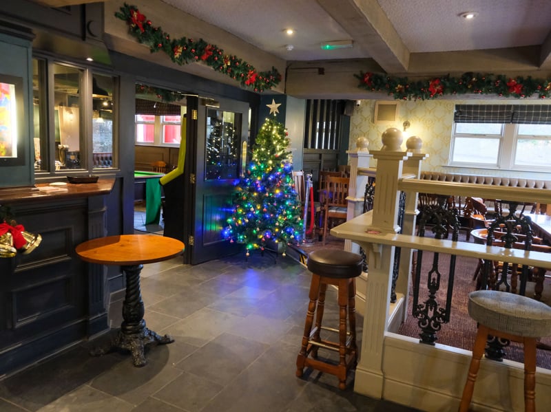 Inside The Blue Ball pub, in Wharncliffe Side, Sheffield, which has reopened following a lengthy closure