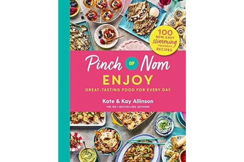 The latest Pinch of Nom recipe book just missed out on a place in the top five - with 100 completely new healthy recipes. "Number-one bestselling authors Kate and Kay Allinson are back with an irresistible collection of recipes that everyone will enjoy. From all-day breakfasts to cheeky fakeaways and one-pan meals to scrumptious desserts, these crowd-pleasers are so satisfying and delicious that you’d never guess they are also slimming-friendly."