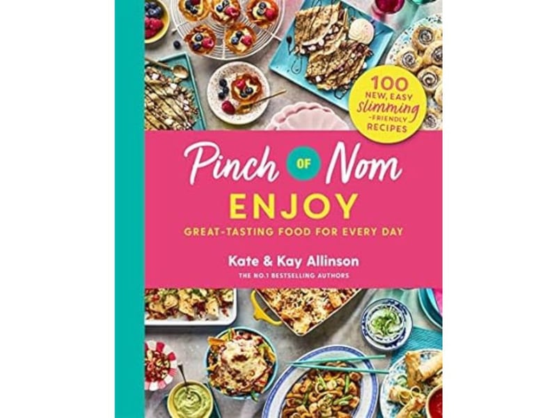 The latest Pinch of Nom recipe book just missed out on a place in the top five - with 100 completely new healthy recipes. "Number-one bestselling authors Kate and Kay Allinson are back with an irresistible collection of recipes that everyone will enjoy. From all-day breakfasts to cheeky fakeaways and one-pan meals to scrumptious desserts, these crowd-pleasers are so satisfying and delicious that you’d never guess they are also slimming-friendly."