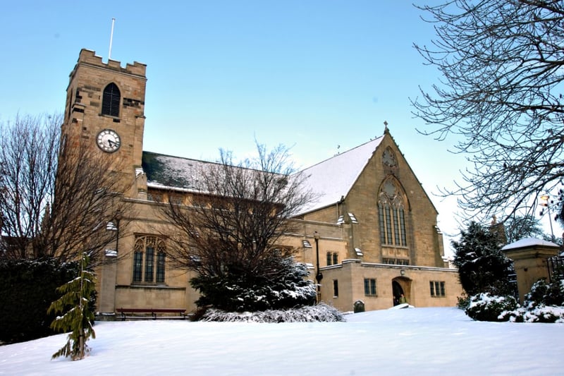 Sunderland Minster looks festive in this December 2010 photo. The Christmas number 1 that year was Matt Cardle with When We Collide.