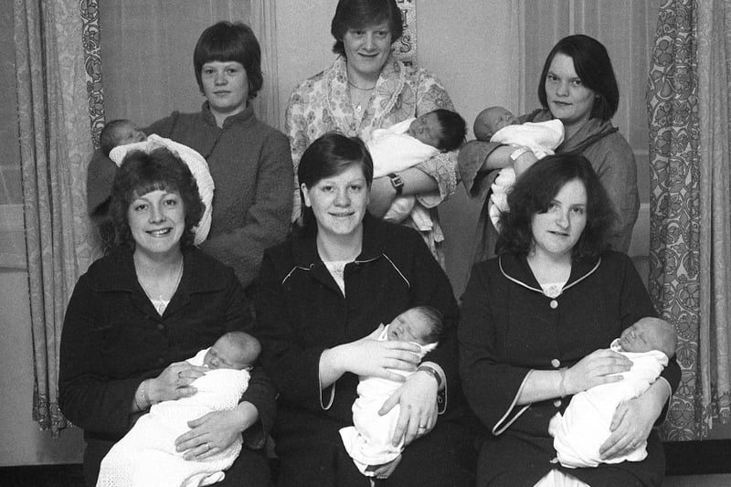 A wonderful welcome to the world for these Christmas Day babies in 1979.